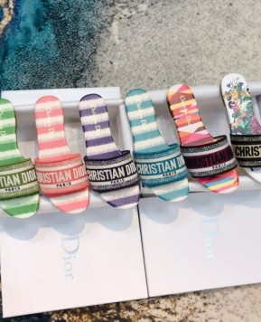 디올 21ss 신상 레인보우 슬라이드