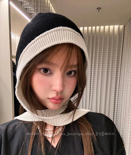 샤넬 니트 보넷