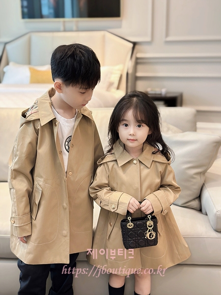 버버리 키즈 코트