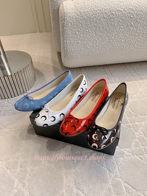 레페토 X 마린 세르 까미유 룬 발레리나 슈즈 (4color)