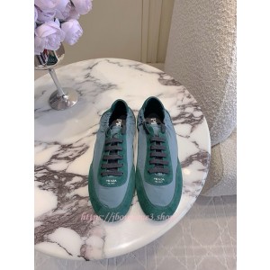 프라다 컬랩스 리나일론 및 스웨이드 엘라스틱 스니커즈 (남녀공용)