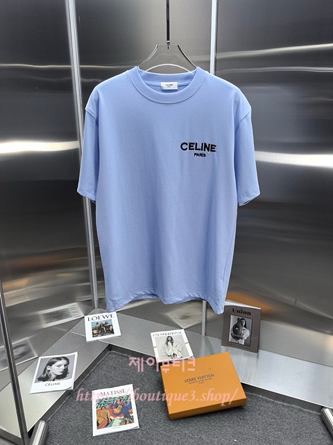 셀린느 반팔 티셔츠