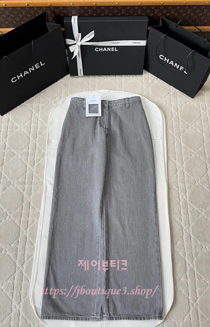 샤넬 데님 팬츠