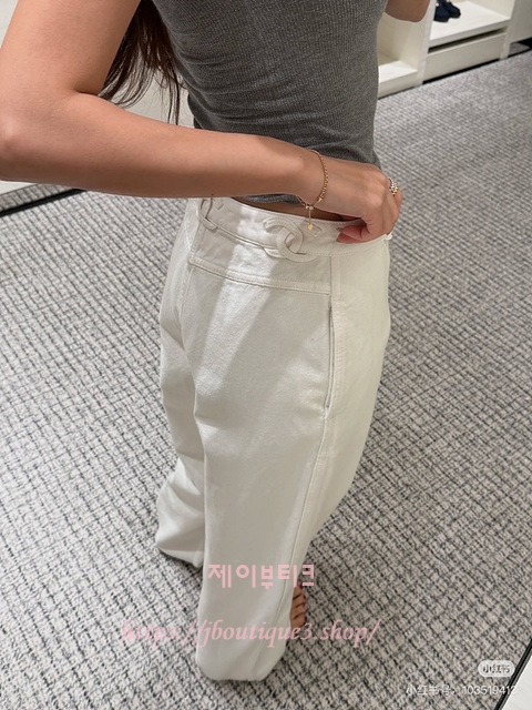 샤넬 데님 팬츠