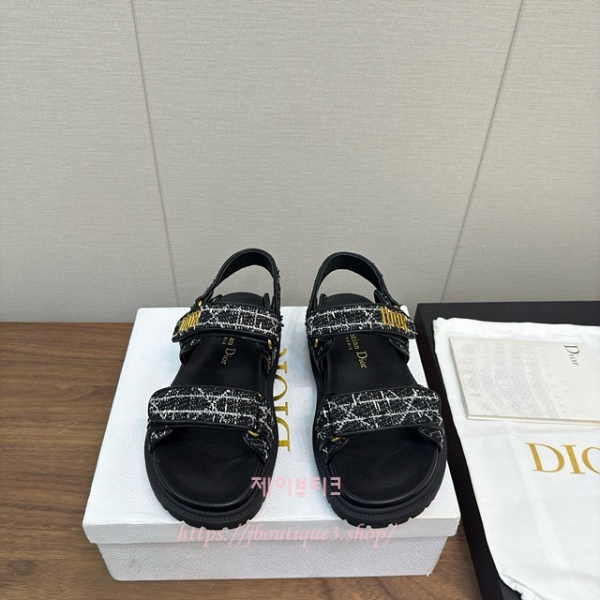 디올 벨크로 샌들