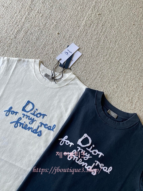 디올 남성 반팔 티셔츠 (2color)
