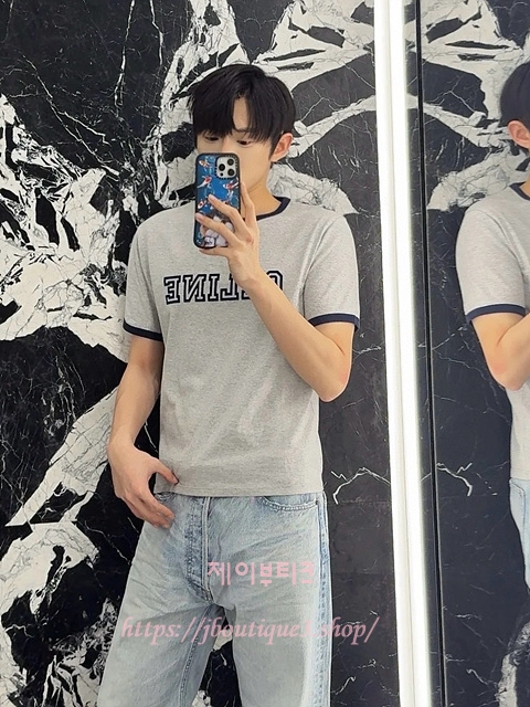 셀린느 남성 반팔 티셔츠