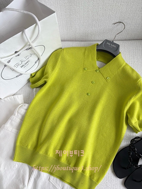 프라다 반팔 니트