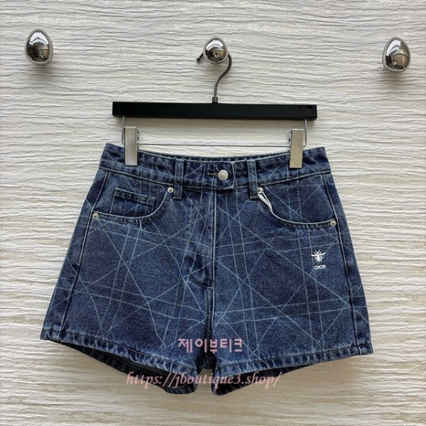 디올 데님 쇼츠