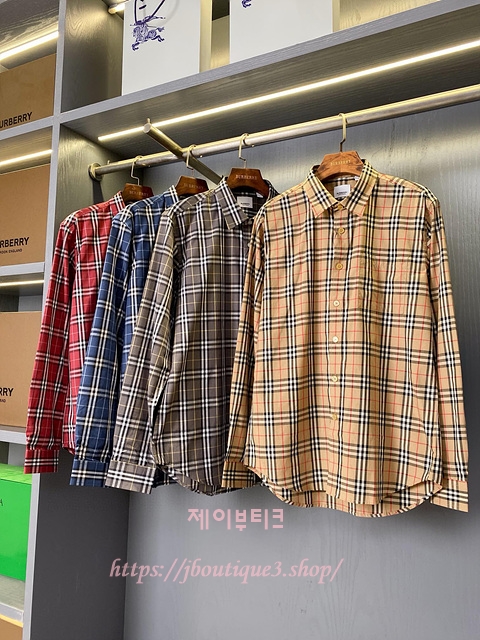 버버리 남성 셔츠 (4color)