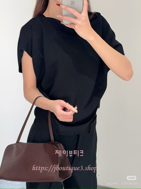 더로우 Peggy 가죽 클러치