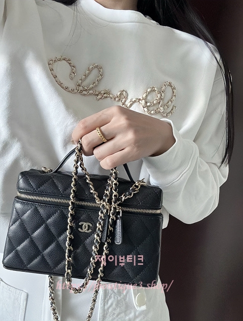 샤넬 25p 크루즈 체인 베니티 탑핸들