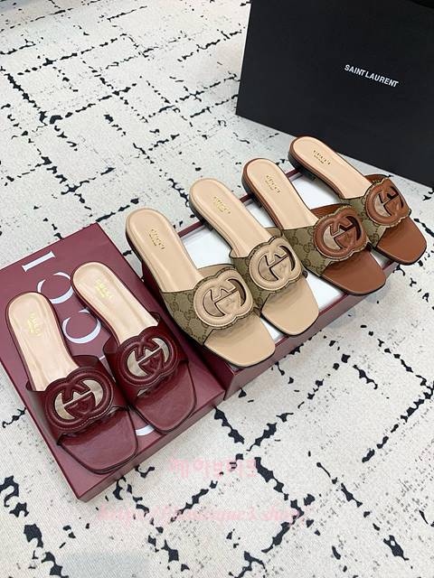 구찌 샌들 (3color)