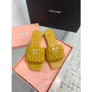 미우미우 마테라쎄 샌들