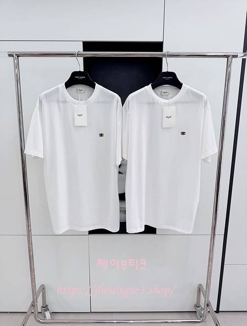 셀린느 반팔 티셔츠 (남녀 공용)