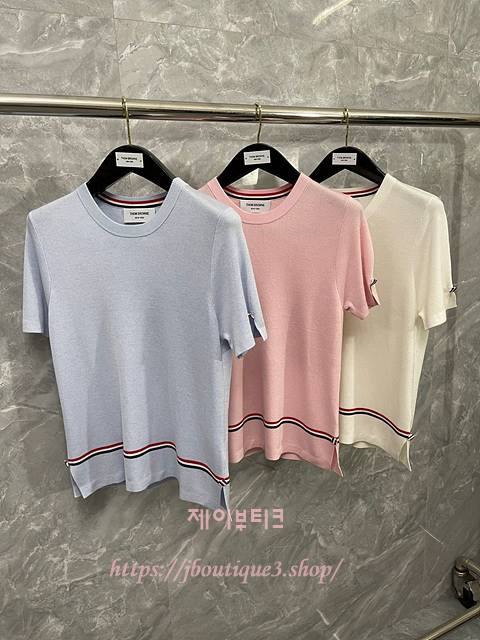 톰브라운 반팔 니트 (3color)