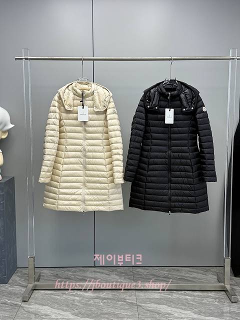 몽클레어 Igelong 후드 롱 다운 재킷 (2color)
