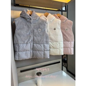 몽클레어 테디 패딩 베스트 (3color)