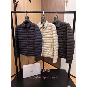 몽클레어 남성 Bourdon 다운 셔츠 재킷 (3color)