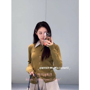 미우미우 셔츠 가디건