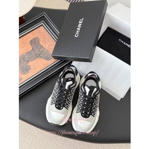 샤넬 믹스 드 파이버 스니커즈