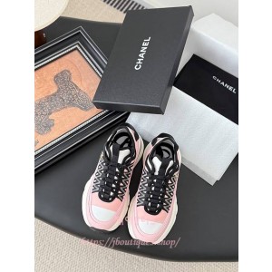 샤넬 믹스 드 파이버 스니커즈