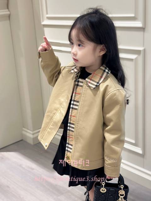 버버리 키즈 자켓