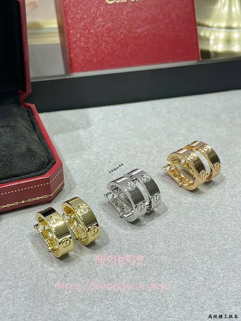 까르띠에 러브 이어링 (3color)