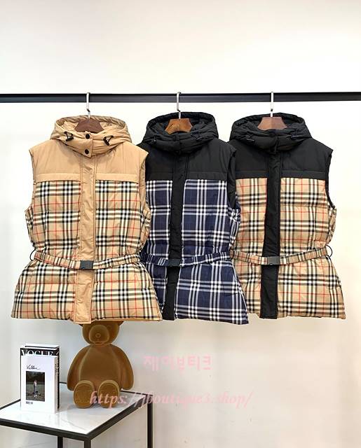 버버리 리버서블 패딩 베스트 (3color)