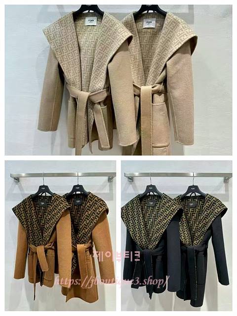 펜디 코트 (3color)