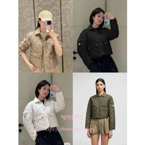 몽클레어 Chitre 다이아몬드 퀼팅 패딩 셔츠 재킷 (3color)