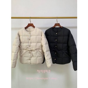 몽클레어 Caramagne 벨트 쇼트 다운 재킷 (2color)