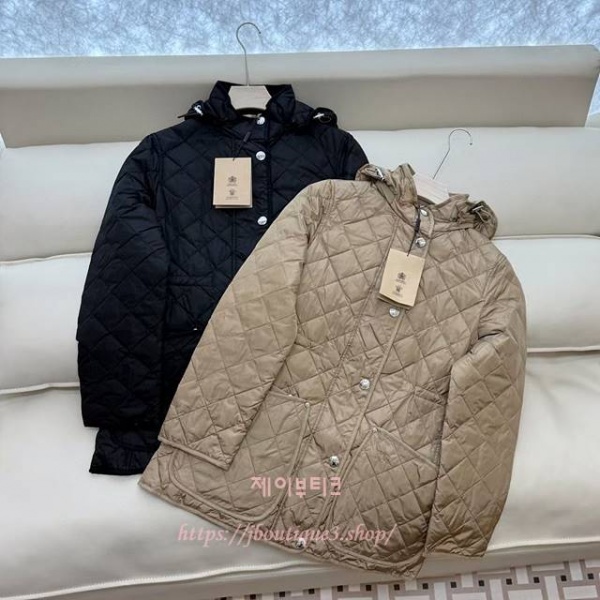 버버리 롱 퀼팅 자켓 (2color)