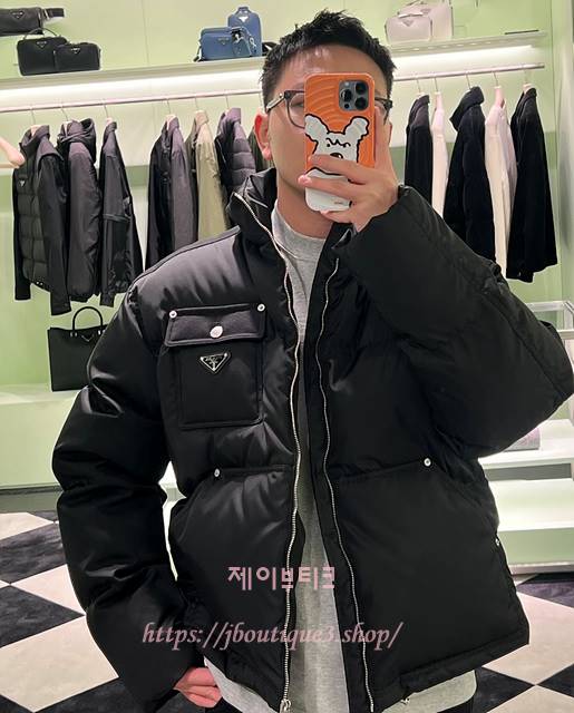 프라다 남성 패딩 점퍼