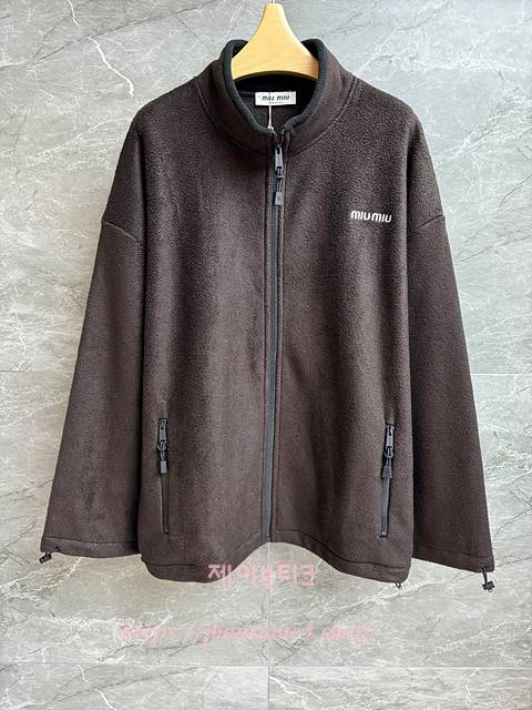 미우미우 플리스 자켓