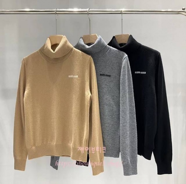 미우미우 폴라 니트 (3color)