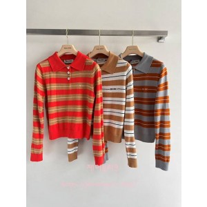 미우미우 카라 티셔츠 (3color)