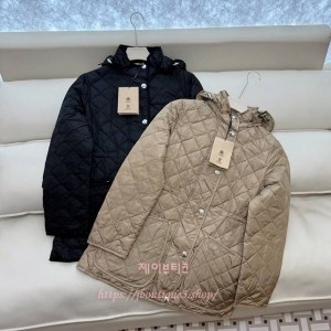 버버리 퀼팅 점퍼 (3color)