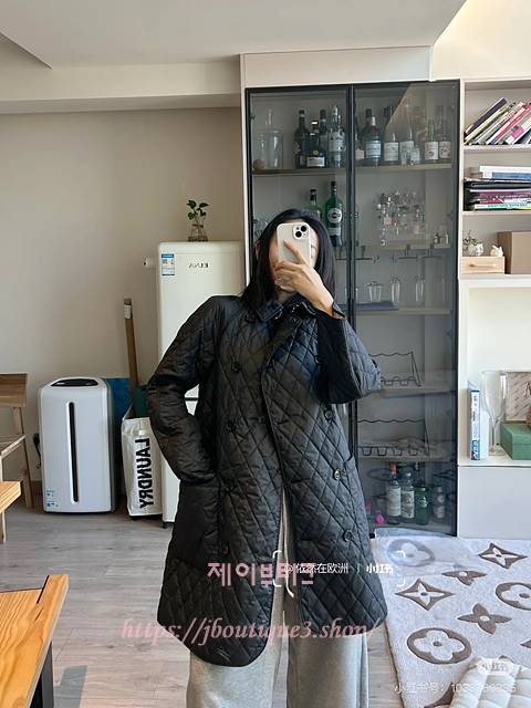 버버리 퀼팅 롱 점퍼 (2color)