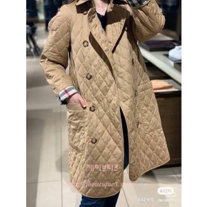 버버리 퀼팅 롱 점퍼 (2color)