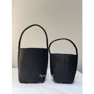 더로우 우븐 토트백 (스몰,미디엄)