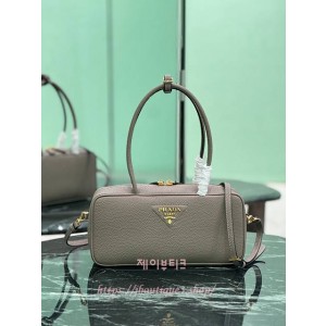 프라다 레더 탑 핸들백 미디엄