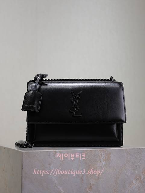 생로랑 SUNSET 선셋 미디엄백