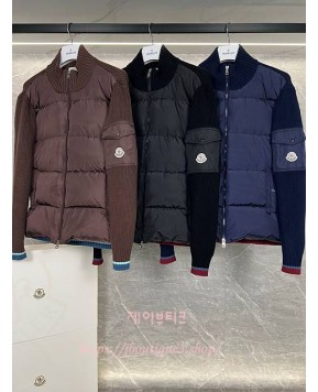 몽클레어 남성 패딩 울 집업 가디건 (3color)