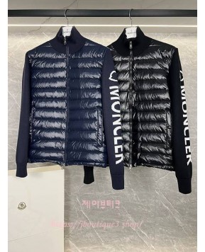 몽클레어 남성 패딩 울 집업 가디건 (2color)