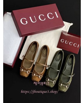 구찌 홀스빗 플랫 슈즈 (2color)