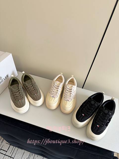 몽클레어 남성 Moncler Altive 누벅 & 스웨이드 스니커즈 (3color)