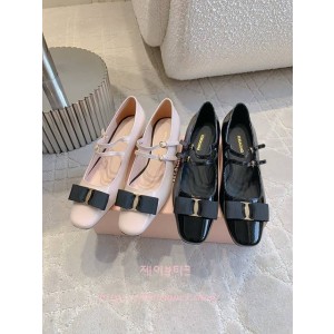 페라가모 바라 보우 펌프스 (2color)