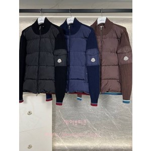 몽클레어 남성 로고 패딩 가디건 (3color)