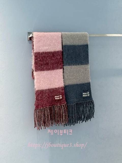 미우미우 머플러 목도리 (2color)